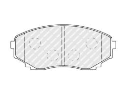 Fdb1757 Klocek Hamulcowy Kpl. Przód , Pasuje Do: Mazda E, Mpv I, Mpv I
