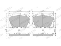 Klocek Hamulcowy Kpl. Klocek Hamulcowy Kpl. Przód , Pasuje Do: Mercede