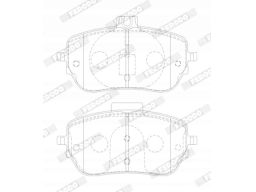 Klocek Hamulcowy Kpl. Klocek Hamulcowy Kpl. Przód (Z Dodatkami), Pasuj