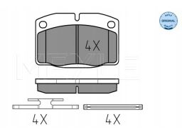 025 209 3915 Klocek Hamulcowy Kpl. Przód , Pasuje Do: Opel Ascona C, A