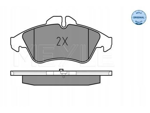 025 215 7620 Klocek Hamulcowy Kpl. Przód , Pasuje Do: Mercedes Sprinte