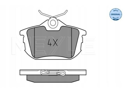 025 218 6115 Klocek Hamulcowy Kpl. Tył , Pasuje Do: Volvo S40 I, V40,