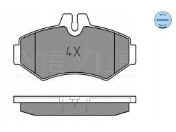 025 230 2118 Klocek Hamulcowy Kpl. Tył (Z Podkładką Wytłumiającą), Pas
