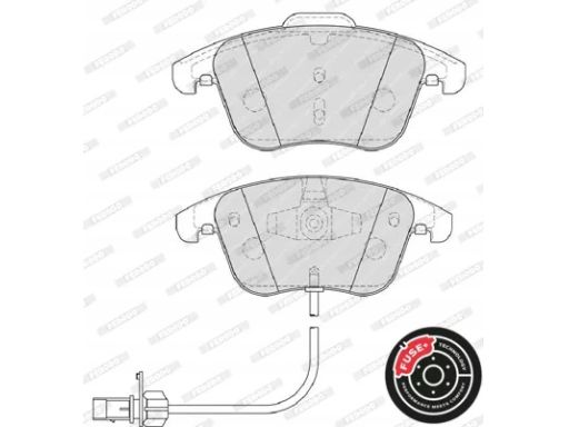 Klocek Hamulcowy Kpl. Klocek Hamulcowy Kpl. Przód , Pasuje Do: Audi A4