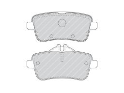 Klocek Hamulcowy Kpl. Klocek Hamulcowy Kpl. Tył , Pasuje Do: Mercedes