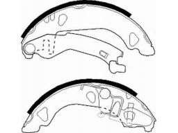 Szczęki Hamulcowe Kpl. Szczęka Hamulcowa Pasuje Do: Fiat Brava, Bravo