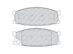 Klocek Hamulcowy Kpl. Klocek Hamulcowy Kpl. Przód , Pasuje Do: Mitsubi